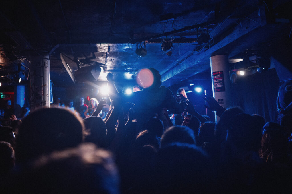 Crowd Surfer at The Callous Daoboys