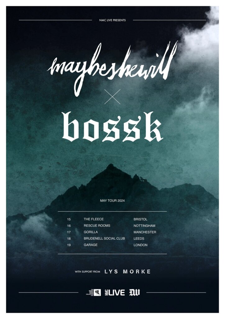 Maybeshewill x Bossk Tour Poster